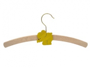 Children`s hanger with an animal motive