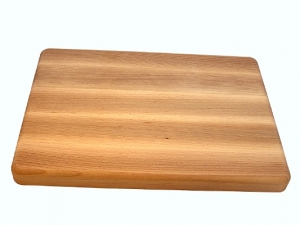 Chopping board with slots for fingers 450 x 300 x 25 mm