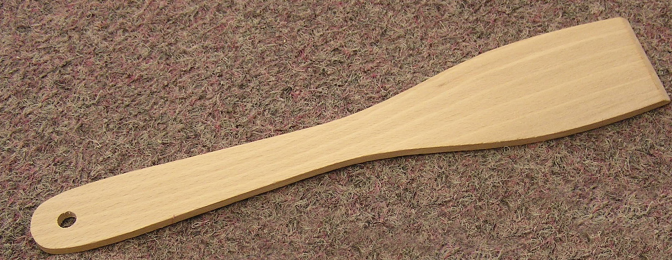 Dřevěná obracečka zkosená