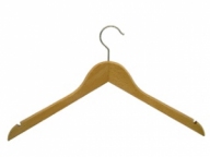 Rounded ladies` hanger with a slot