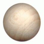 Wooden ball 45 mm