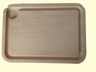 Dřevěné kuchyňské prkénko 350x250x30 mm