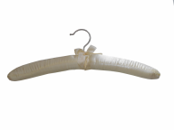 Clothes hanger satin